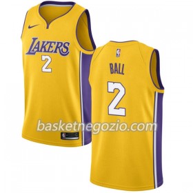 Canotte Uomo Los Angeles Lakers Lonzo Ball 2 Nike 2017-18 Oro Swingman